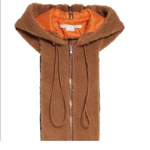 Veronica Beard Oakleigh Brown Dickey with Hood